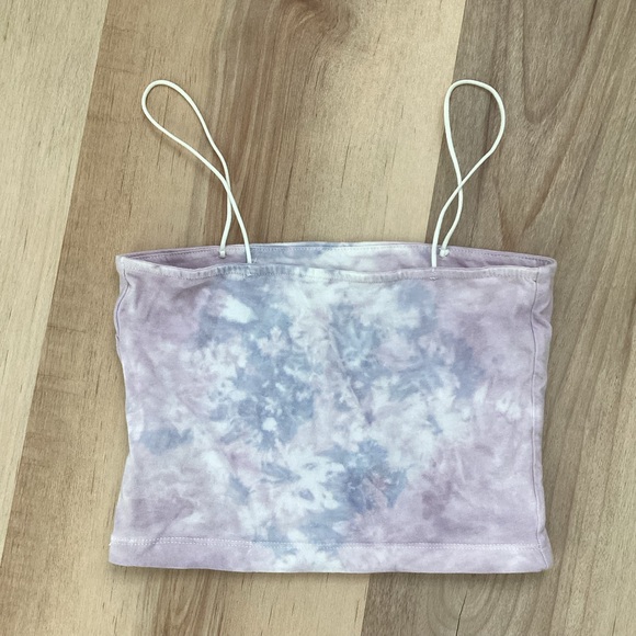 Aeropostale Purple Tie-Dye Bungee Camisole | juniors XS | summer loungewear - Picture 2 of 6